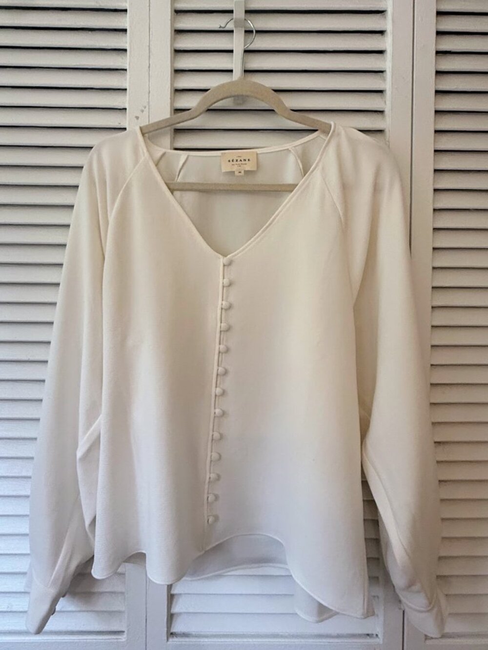 Sezane Ivory Blouse - Like New